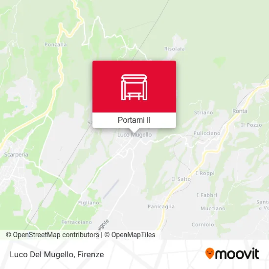 Mappa Luco Del Mugello