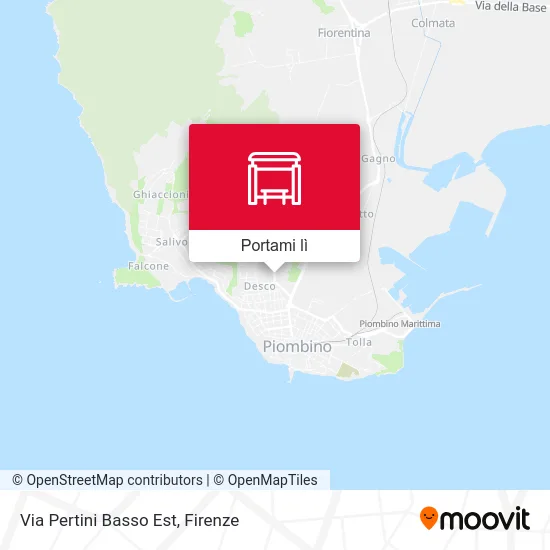 Mappa Via Pertini Basso Est