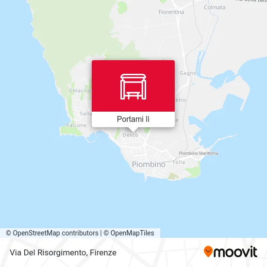 Mappa Via Del Risorgimento