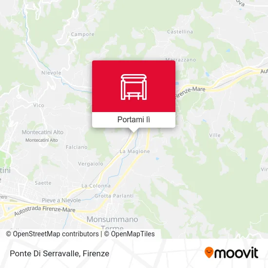 Mappa Ponte Di Serravalle