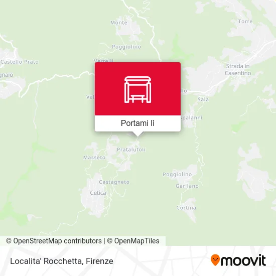 Mappa Localita' Rocchetta