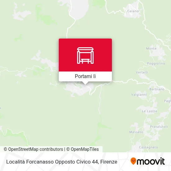 Mappa Località Forcanasso Opposto Civico 44
