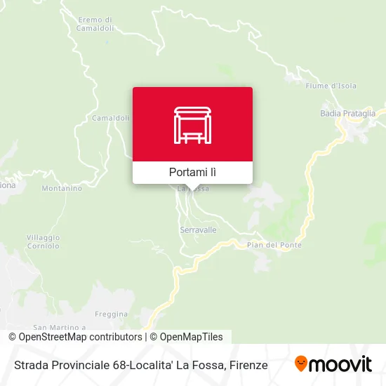 Mappa Strada Provinciale 68-Localita' La Fossa