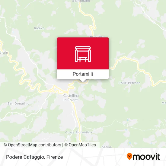 Mappa Podere Cafaggio
