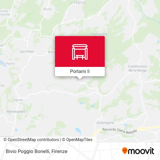 Mappa Bivio Poggio Bonelli