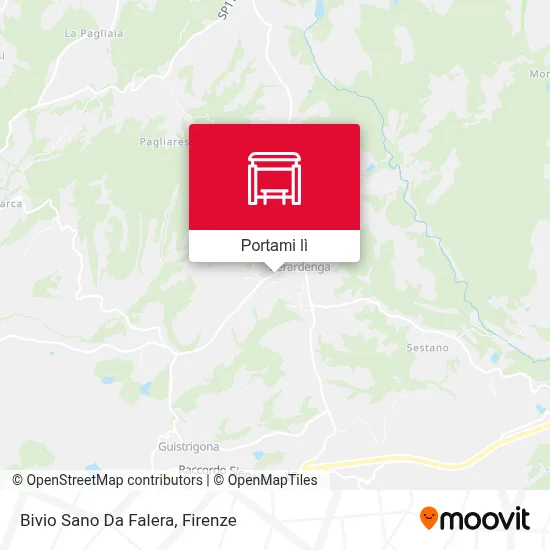 Mappa Bivio Sano Da Falera