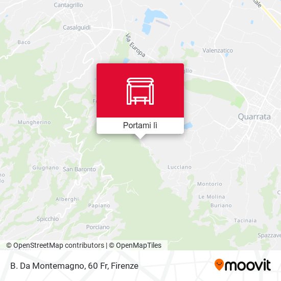 Mappa B. Da Montemagno,  60 Fr
