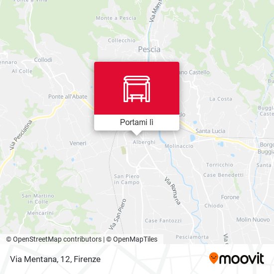 Mappa Via Mentana, 12