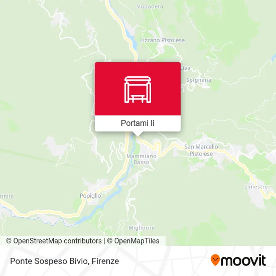 Mappa Ponte Sospeso Bivio