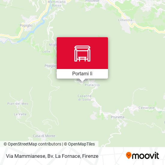 Mappa Via Mammianese, Bv. La Fornace