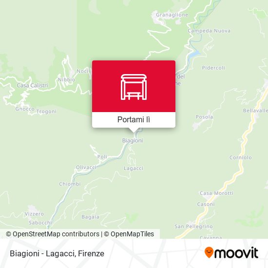 Mappa Biagioni - Lagacci