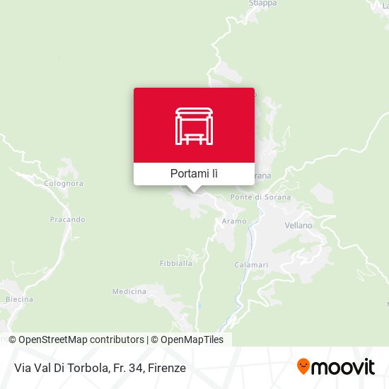 Mappa Via Val Di Torbola, Fr. 34