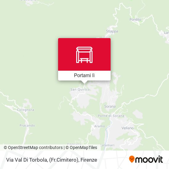 Mappa Via Val Di Torbola, (Fr.Cimitero)