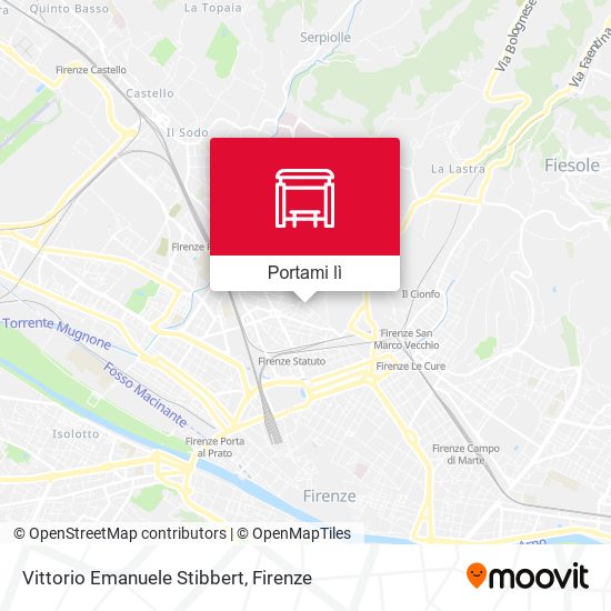 Mappa Vittorio Emanuele Stibbert