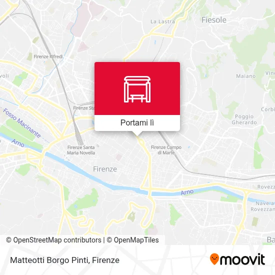 Mappa Matteotti Borgo Pinti
