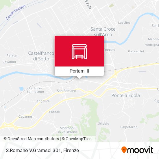 Mappa S.Romano V.Gramsci 301