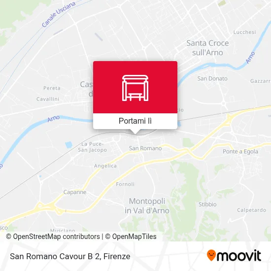 Mappa San Romano Cavour B 2