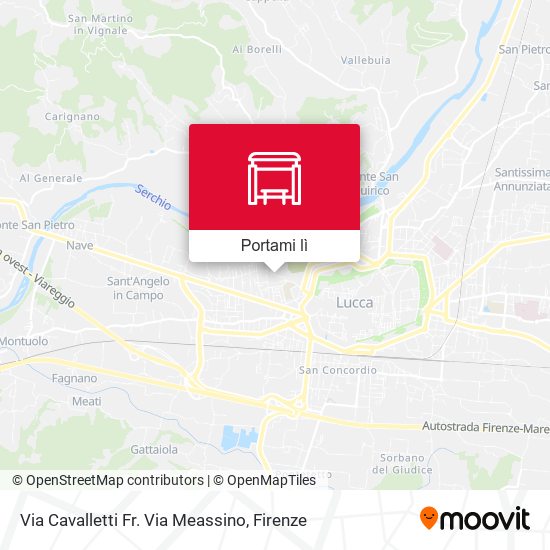 Mappa Via Cavalletti Fr. Via Meassino