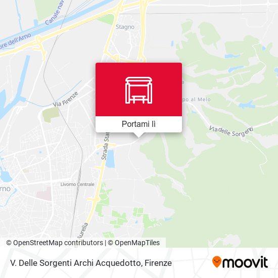 Mappa V. Delle Sorgenti Archi Acquedotto