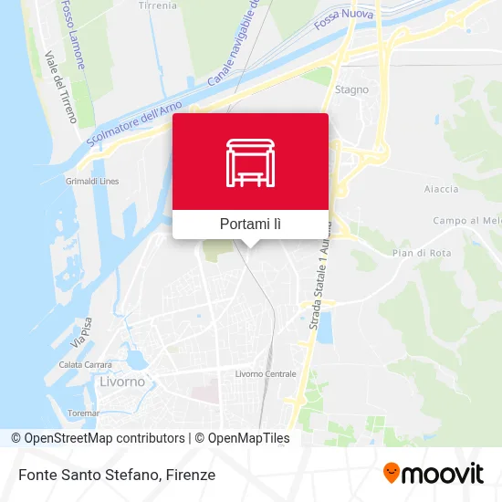Mappa Fonte Santo Stefano