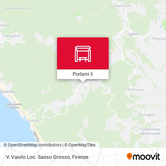 Mappa V. Vaiolo Loc. Sasso Grosso
