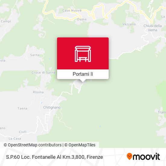 Mappa S.P.60 Loc. Fontanelle Al Km.3,800