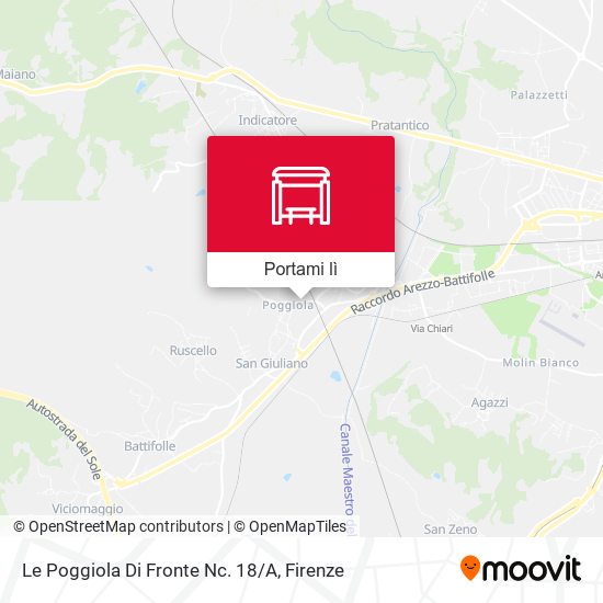 Mappa Le Poggiola Di Fronte Nc. 18/A