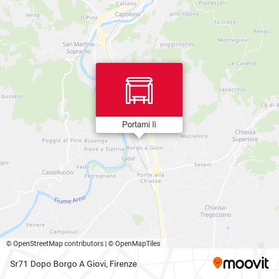 Mappa Sr71 Dopo Borgo A Giovi