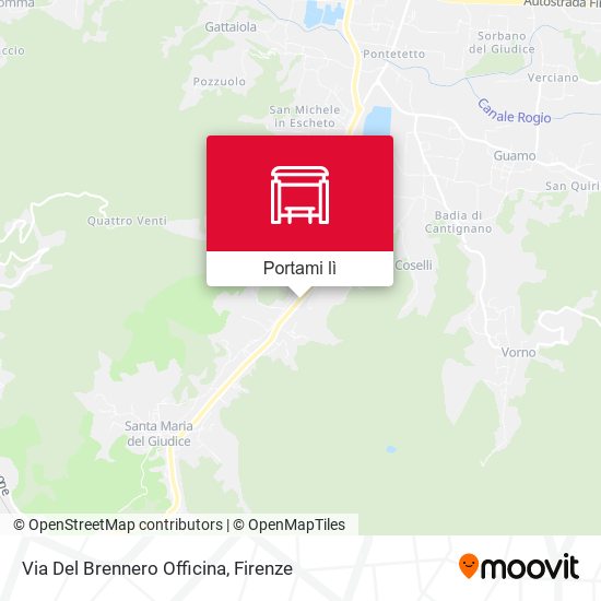 Mappa Via Del Brennero Officina