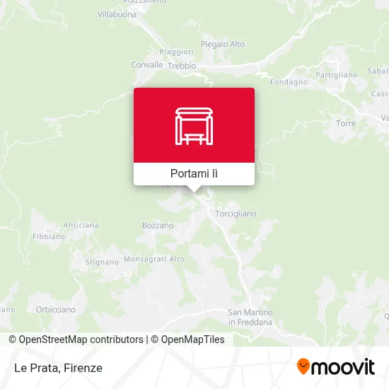 Mappa Le  Prata