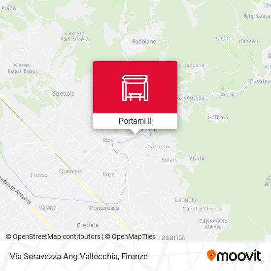 Mappa Via Seravezza Ang.Vallecchia