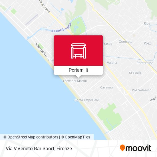 Mappa Via V.Veneto Bar Sport