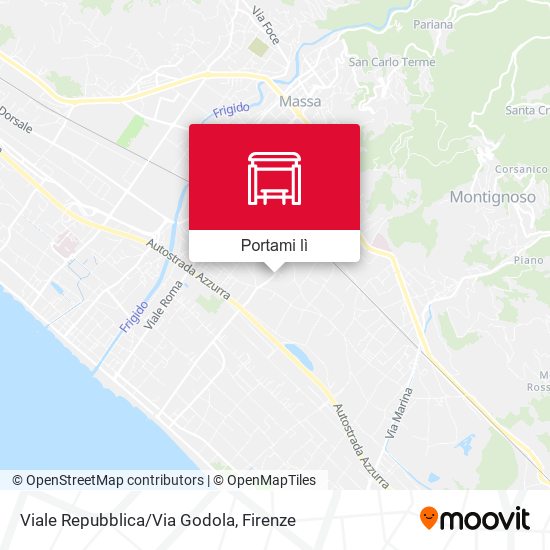 Mappa Viale Repubblica/Via Godola