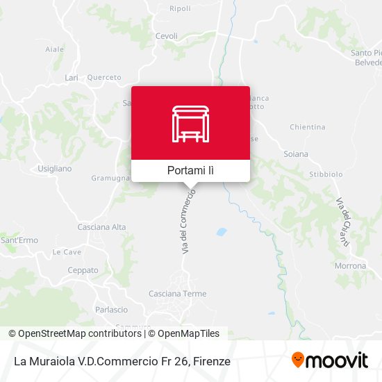 Mappa La Muraiola V.D.Commercio Fr 26
