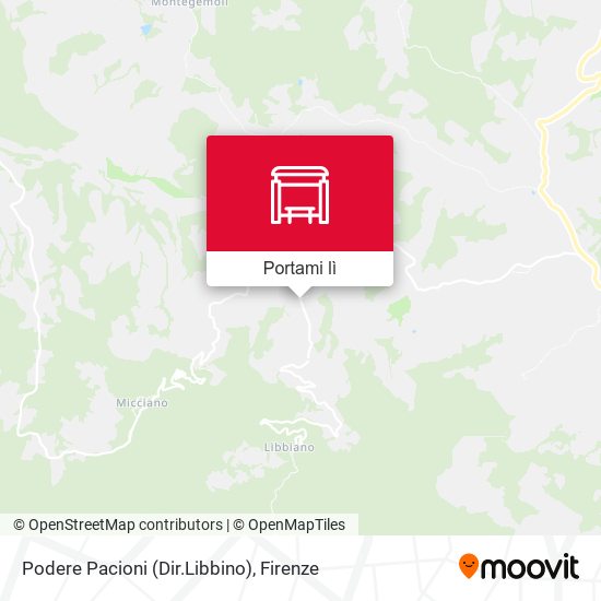 Mappa Podere Pacioni (Dir.Libbino)