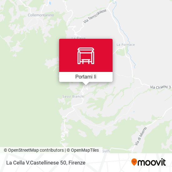 Mappa La Cella V.Castellinese 50