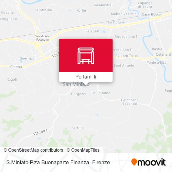 Mappa S.Miniato P.za Buonaparte Finanza