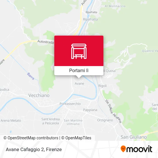 Mappa Avane Cafaggio 2