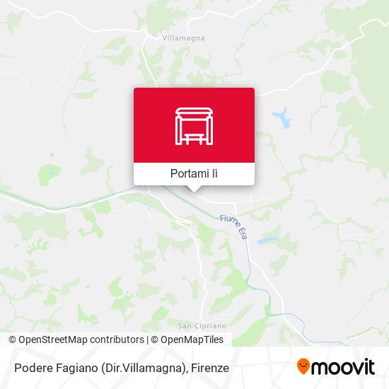 Mappa Podere Fagiano (Dir.Villamagna)