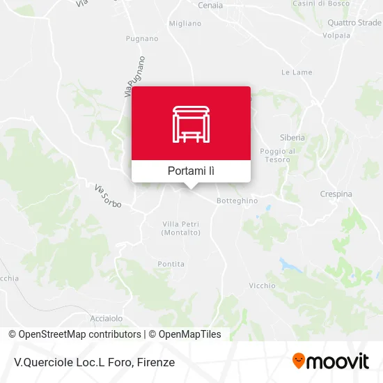 Mappa V.Querciole Loc.L Foro