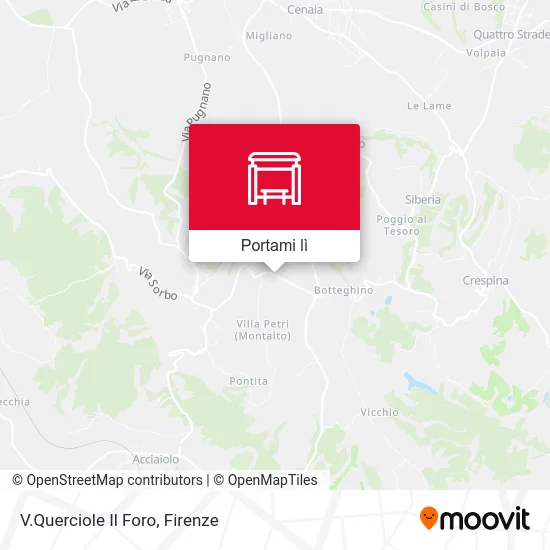 Mappa V.Querciole Il Foro