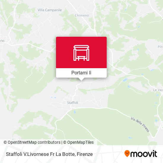 Mappa Staffoli V.Livornese Fr La Botte