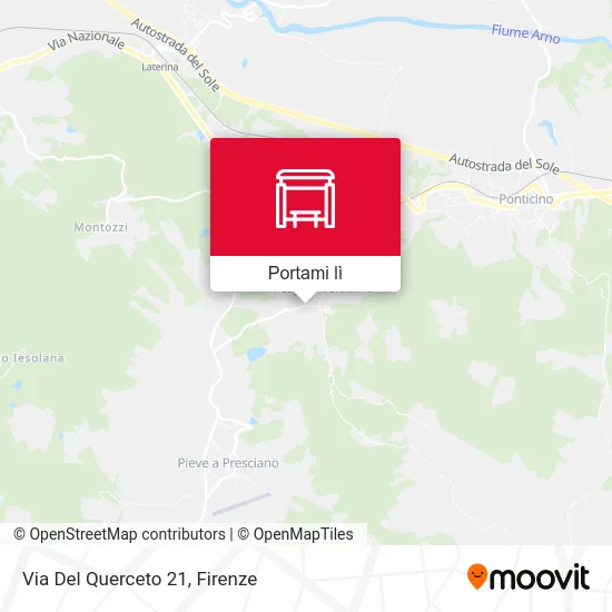 Mappa Via Del Querceto 21