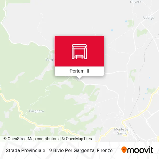Mappa Strada Provinciale 19 Bivio Per Gargonza