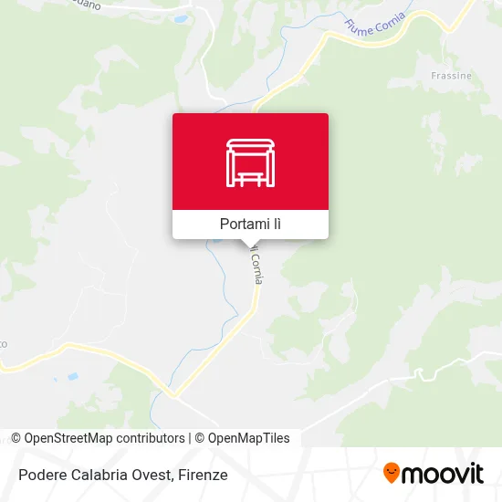 Mappa Podere Calabria Ovest