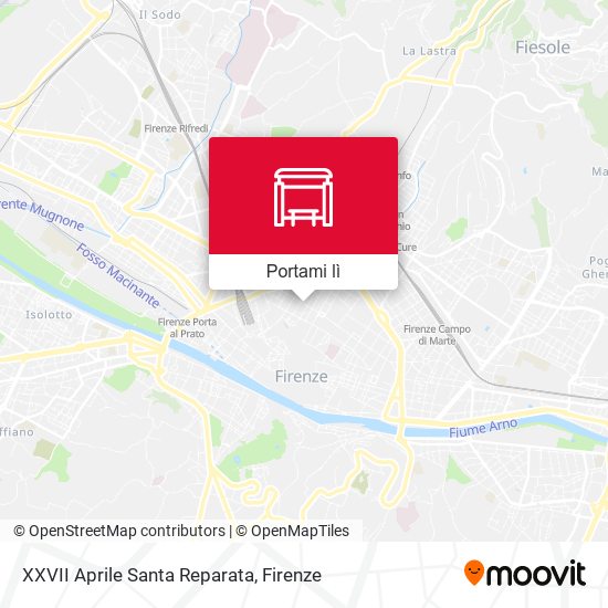 Mappa XXVII Aprile Santa Reparata