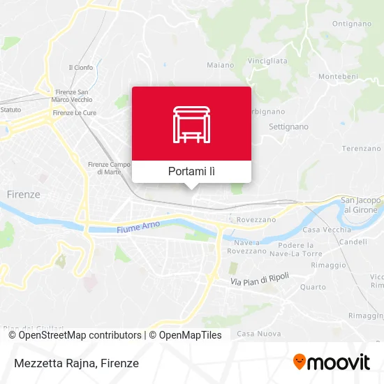 Mappa Mezzetta Rajna