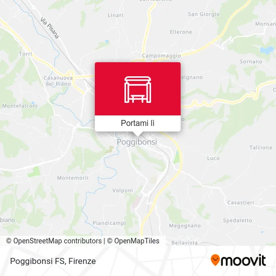 Mappa Poggibonsi FS