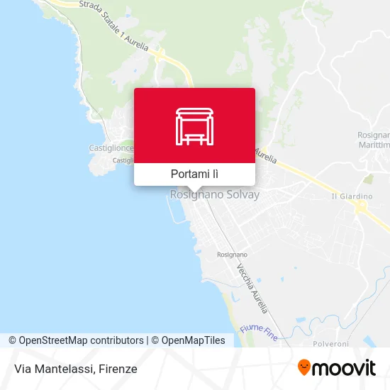 Mappa Via Mantelassi