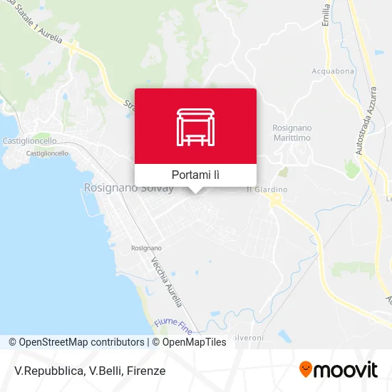 Mappa V.Repubblica, V.Belli